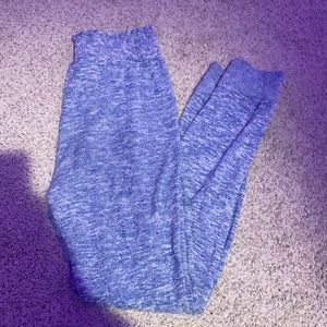 Blue sweatpants
